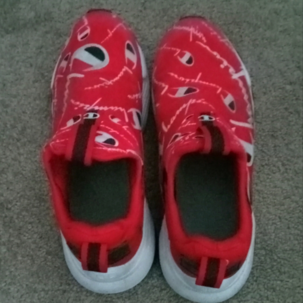 Mens Red Slip-On Shoes